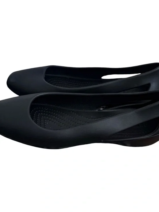 Crocs Sloane Ballet Flats Women's Size 9 Black Slip On Comfort Shoes - Picture 3 of 7